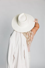 Billie Rancher Hat In Ivory Straw