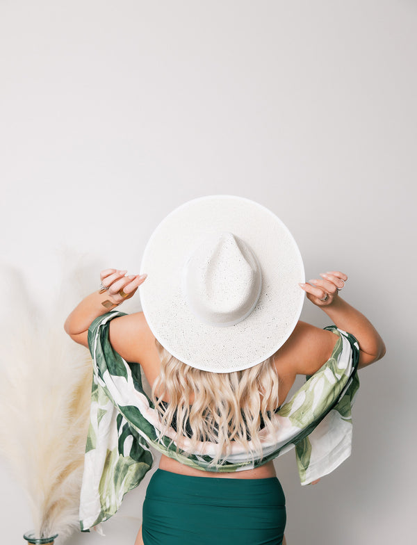 Chelsea Straw Rancher Hat In Ivory