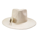 ivory suede embroidered rancher hat