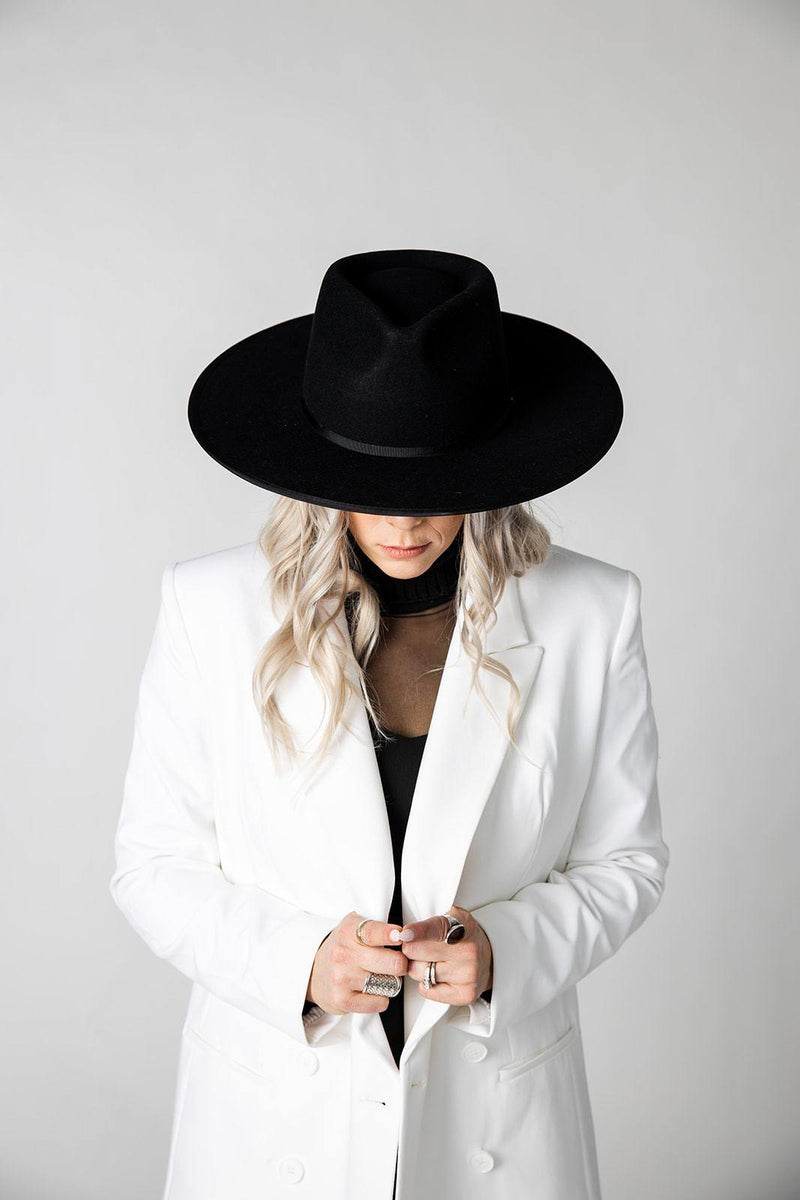 Billie Rancher Hat In Black (PRE-ORDER) - Ceohatclub