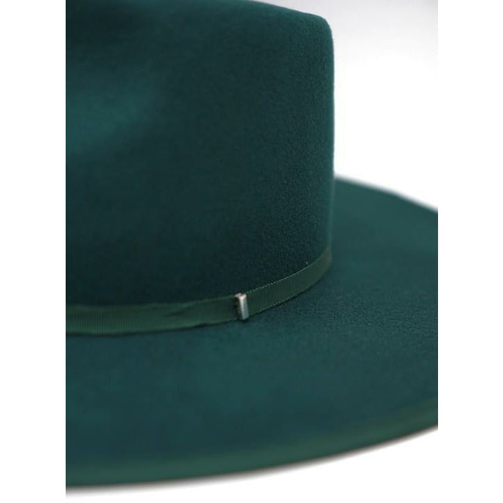 Billie Rancher Hat In Emerald Green - Ceohatclub