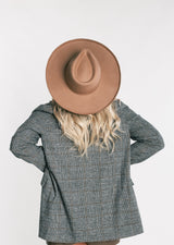 Caroline Rancher Hat in Taupe