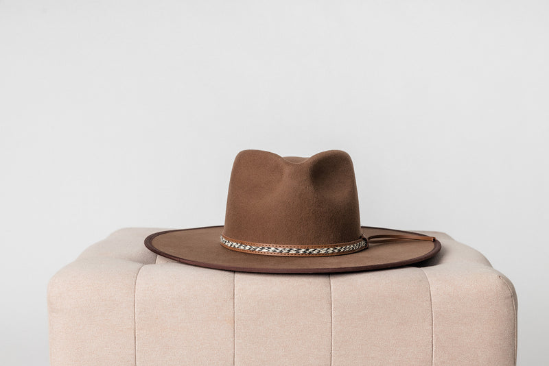 Julian Rancher Hat in Mocha – CEO HAT CLUB